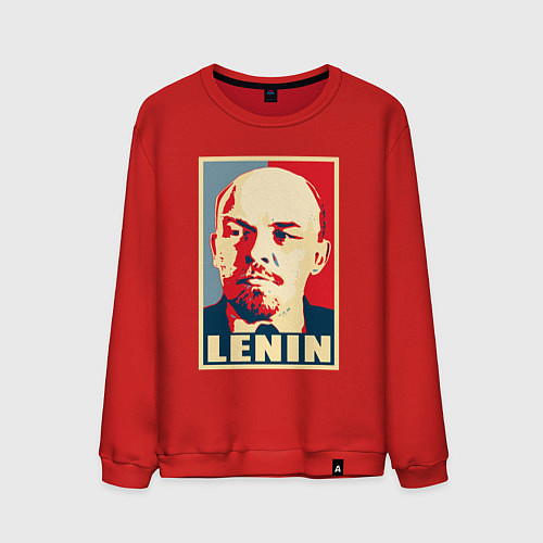 Мужской свитшот Lenin / Красный – фото 1
