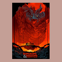 Свитшот хлопковый мужской DnD Dices: Honor Among Thieves, цвет: пыльно-розовый — фото 2