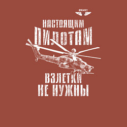 Свитшот хлопковый мужской Вертолетчик Ми-28, цвет: кирпичный — фото 2