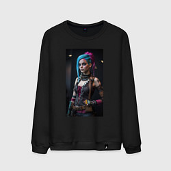Мужской свитшот Jinx model Arcane League of Legends