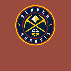 Свитшот хлопковый мужской Denver Nuggets, цвет: кирпичный — фото 2