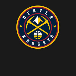 Свитшот хлопковый мужской Denver Nuggets, цвет: черный — фото 2