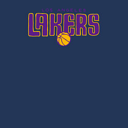 Свитшот хлопковый мужской Team Lakers, цвет: тёмно-синий — фото 2