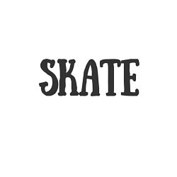 Свитшот хлопковый мужской Skate, цвет: белый — фото 2