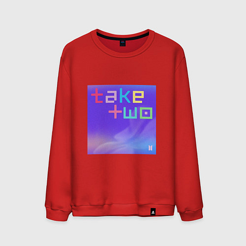 Мужской свитшот BTS Take Two / Красный – фото 1