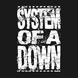 Свитшот хлопковый мужской System of a down - stencil, цвет: черный — фото 2