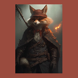 Свитшот хлопковый мужской Лис авантюрист, цвет: кирпичный — фото 2