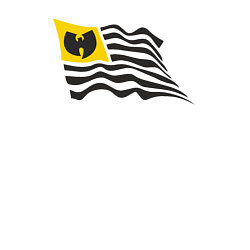 Свитшот хлопковый мужской Wu-tang flag, цвет: белый — фото 2