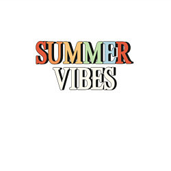 Свитшот хлопковый мужской Summer Vibes, цвет: белый — фото 2