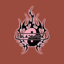 Свитшот хлопковый мужской Blackpink - logo in yang, цвет: кирпичный — фото 2