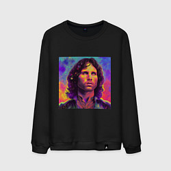 Мужской свитшот Jim Morrison Strange colors Art