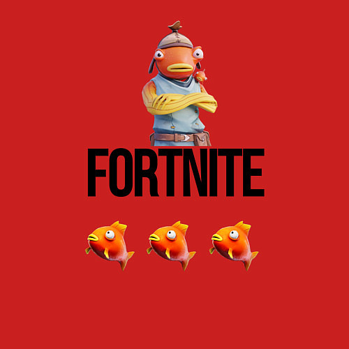 Мужской свитшот Карась Фортнайт / Красный – фото 3