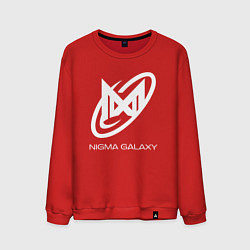 Свитшот хлопковый мужской Nigma Galaxy logo, цвет: красный