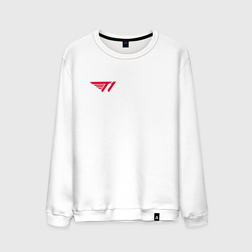 Мужской свитшот T1 red / Белый – фото 1
