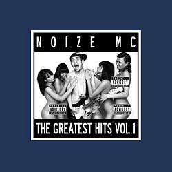 Свитшот хлопковый мужской Noize with girls, цвет: тёмно-синий — фото 2