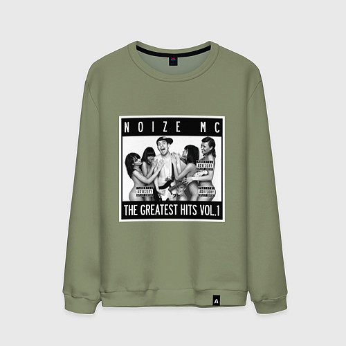 Мужской свитшот Noize with girls / Авокадо – фото 1