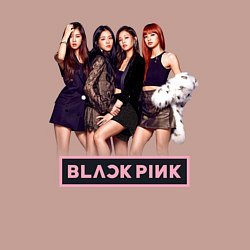 Свитшот хлопковый мужской Rose Blackpink kpop, цвет: пыльно-розовый — фото 2