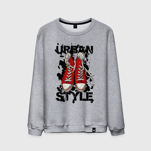 Мужской свитшот Urban Style / Меланж – фото 1