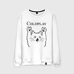 Мужской свитшот Coldplay - rock cat