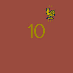 Свитшот хлопковый мужской Килиан Мбаппе ЧМ 2022 сборная Франции, цвет: кирпичный — фото 2