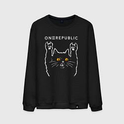 Мужской свитшот OneRepublic rock cat