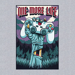 Свитшот хлопковый мужской One more life, цвет: меланж — фото 2
