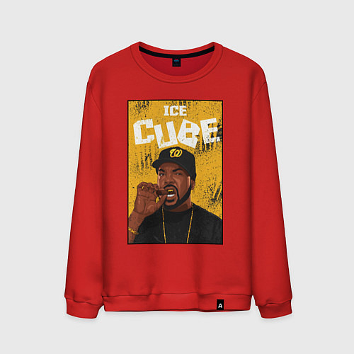 Мужской свитшот Ice Сube / Красный – фото 1