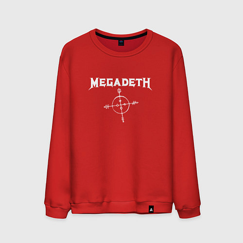 Мужской свитшот Megadeth: Cryptic Writings / Красный – фото 1