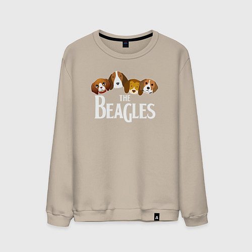 Мужской свитшот Бигли / Миндальный – фото 1