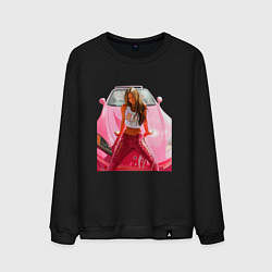 Свитшот хлопковый мужской Суши Девон Аоки Honda s2000, цвет: черный