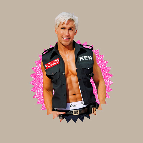 Мужской свитшот Полицейский Райан Гослинг / Миндальный – фото 3