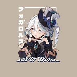 Свитшот хлопковый мужской God of Justice, цвет: миндальный — фото 2