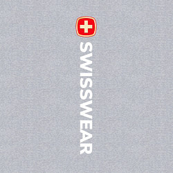 Свитшот хлопковый мужской Swiss wear large, цвет: меланж — фото 2