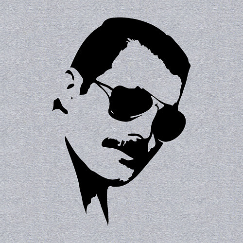 Мужской свитшот Queen head / Меланж – фото 3