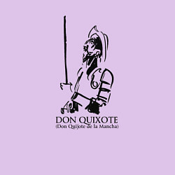 Свитшот хлопковый мужской Don Quixote, цвет: лаванда — фото 2