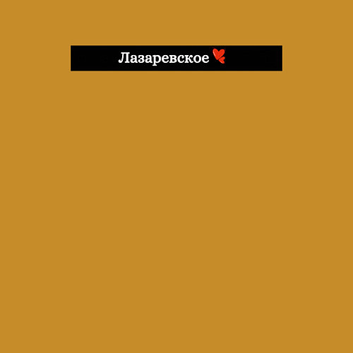 Мужской свитшот Лазаревское города России / Горчичный – фото 3