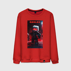 Свитшот хлопковый мужской Roblox red style, цвет: красный