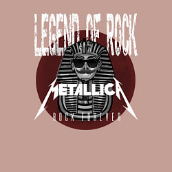 Свитшот хлопковый мужской Металлика рок легенда, цвет: пыльно-розовый — фото 2