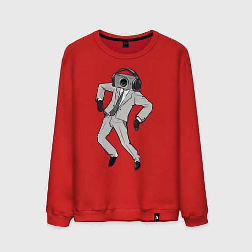 Мужской свитшот Camera man / Красный – фото 1