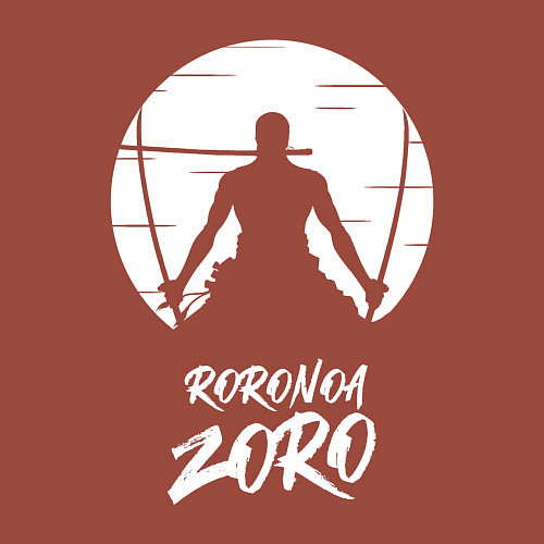 Мужской свитшот Ророноа Зоро / Кирпичный – фото 3