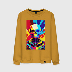 Мужской свитшот Pop art skull