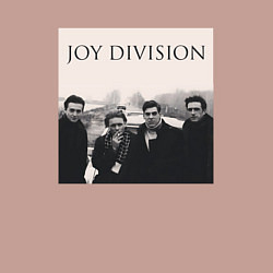 Свитшот хлопковый мужской Тру фанат Joy Division, цвет: пыльно-розовый — фото 2