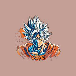 Свитшот хлопковый мужской Goku, цвет: пыльно-розовый — фото 2