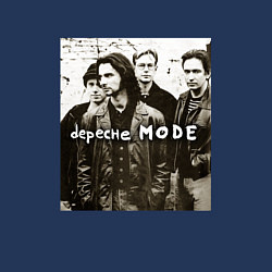 Свитшот хлопковый мужской Depeche Mode - Devotional Tour Retro 01, цвет: тёмно-синий — фото 2