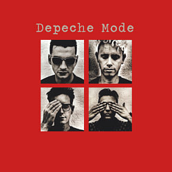 Свитшот хлопковый мужской Depeche Mode - Violator Live 01, цвет: красный — фото 2