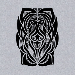 Свитшот хлопковый мужской Tribal Abstract Mask, цвет: меланж — фото 2