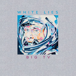 Свитшот хлопковый мужской White Lies - Big TV, цвет: меланж — фото 2