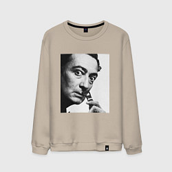 Свитшот хлопковый мужской Salvador Dali, цвет: миндальный