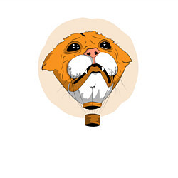 Свитшот хлопковый мужской Aerocat, цвет: белый — фото 2