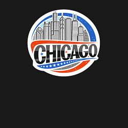 Свитшот хлопковый мужской Chicago, цвет: черный — фото 2